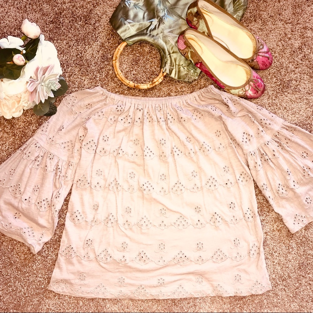 Lucky Brand Off-the-Shoulder Top